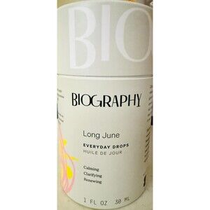 BIOGRAPHY Long June Every Day Drops Quieting Face Oil CAMILLIA + MARULA + E 30ml